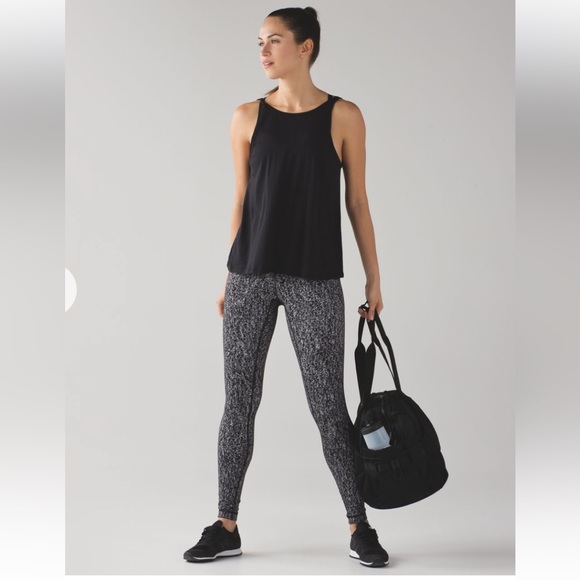 Lululemon Wunder Under Pants Hi-Rise. Luon Suited Jacquard White Size 4 - Picture 1 of 12